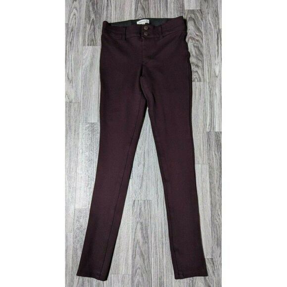 (3/$35) Rewind Stretchy Burgundy Red Pants - Picture 1 of 11
